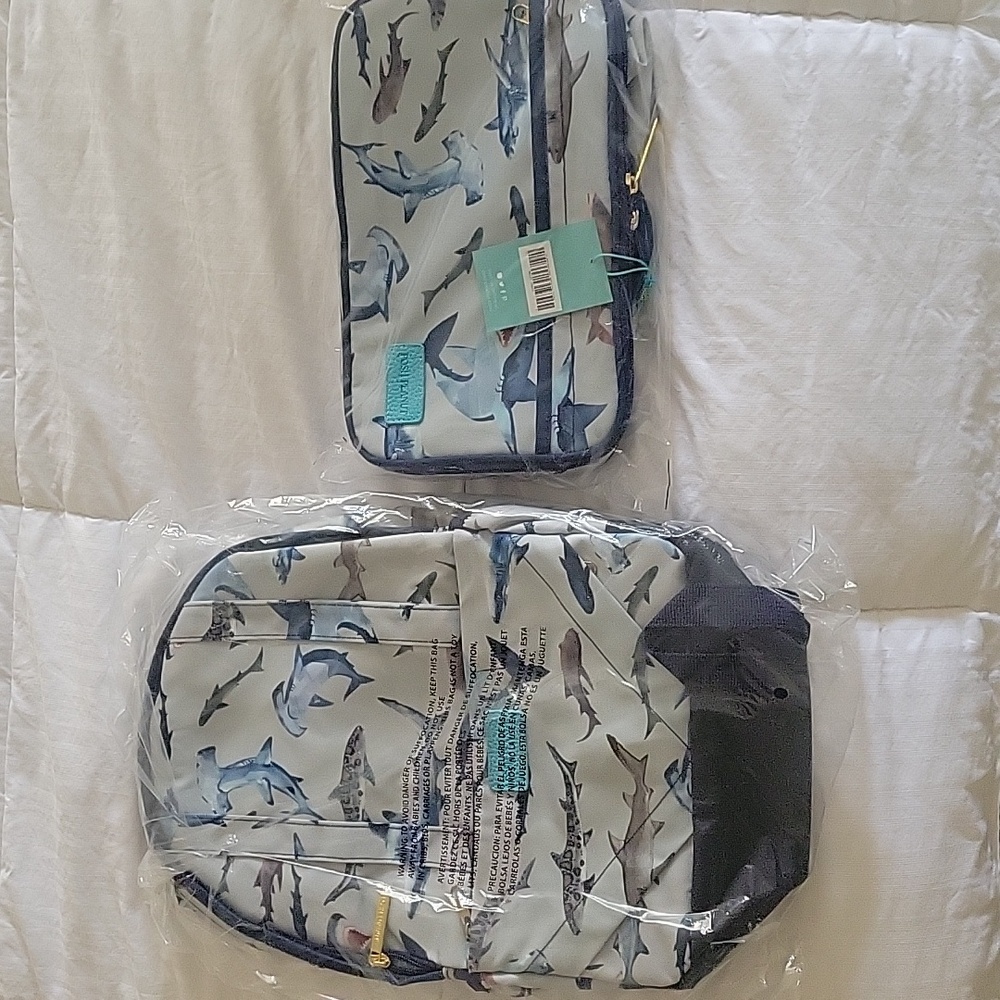 Posh Peanut backpack and lunch pack set